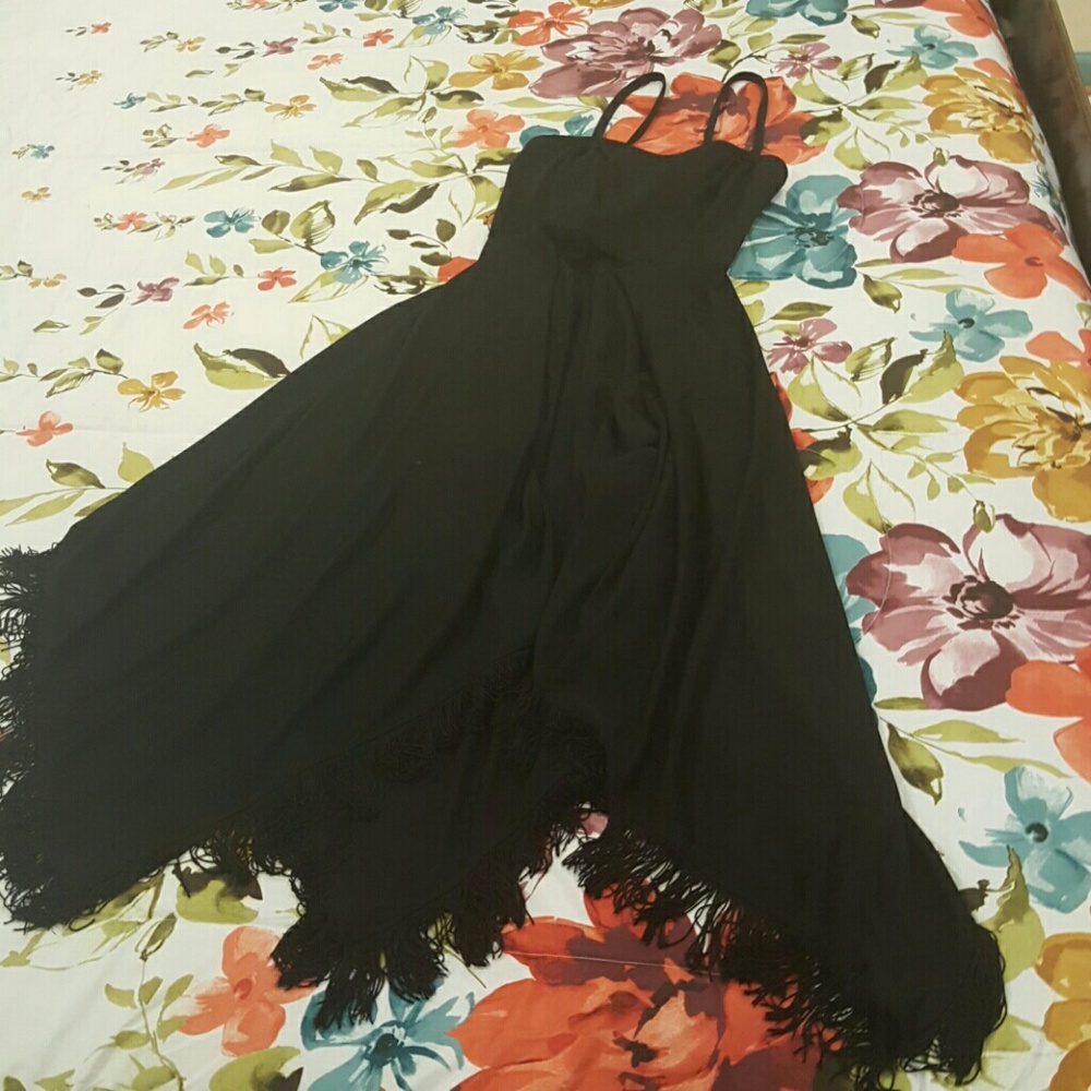 Lilli Diamond vintage fringe swing dress